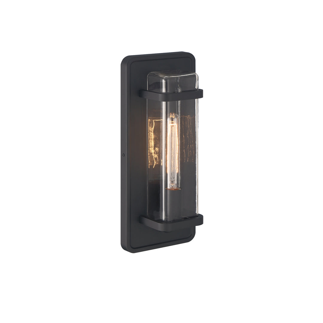 Designers Fountain D303M-7EW-BK Pearl Street One Light Wall Lantern Outdoor Black