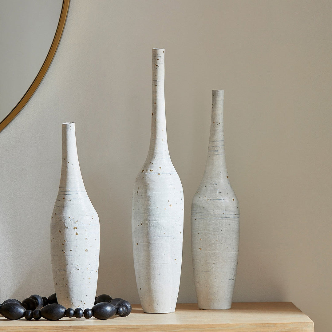 Cyan 11410 Vases & Planters - Off-White