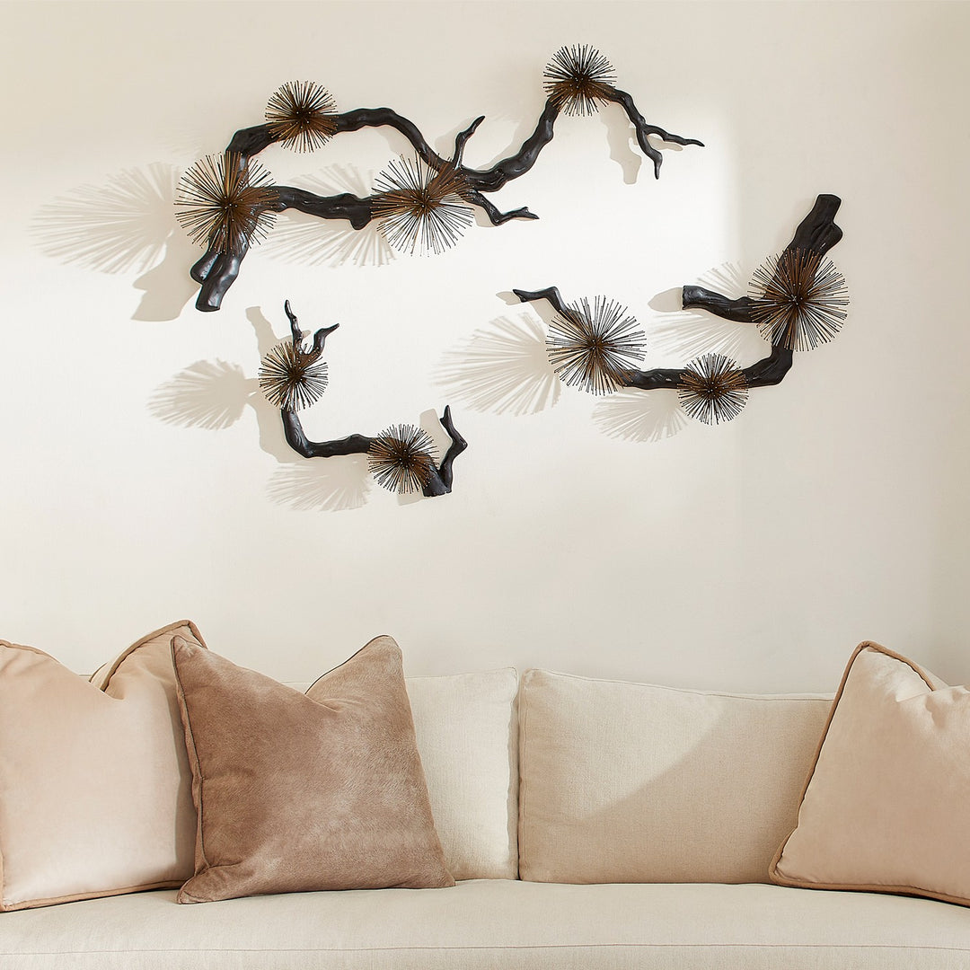 Cyan 11434 Wall Decor - Black And Gold Accents