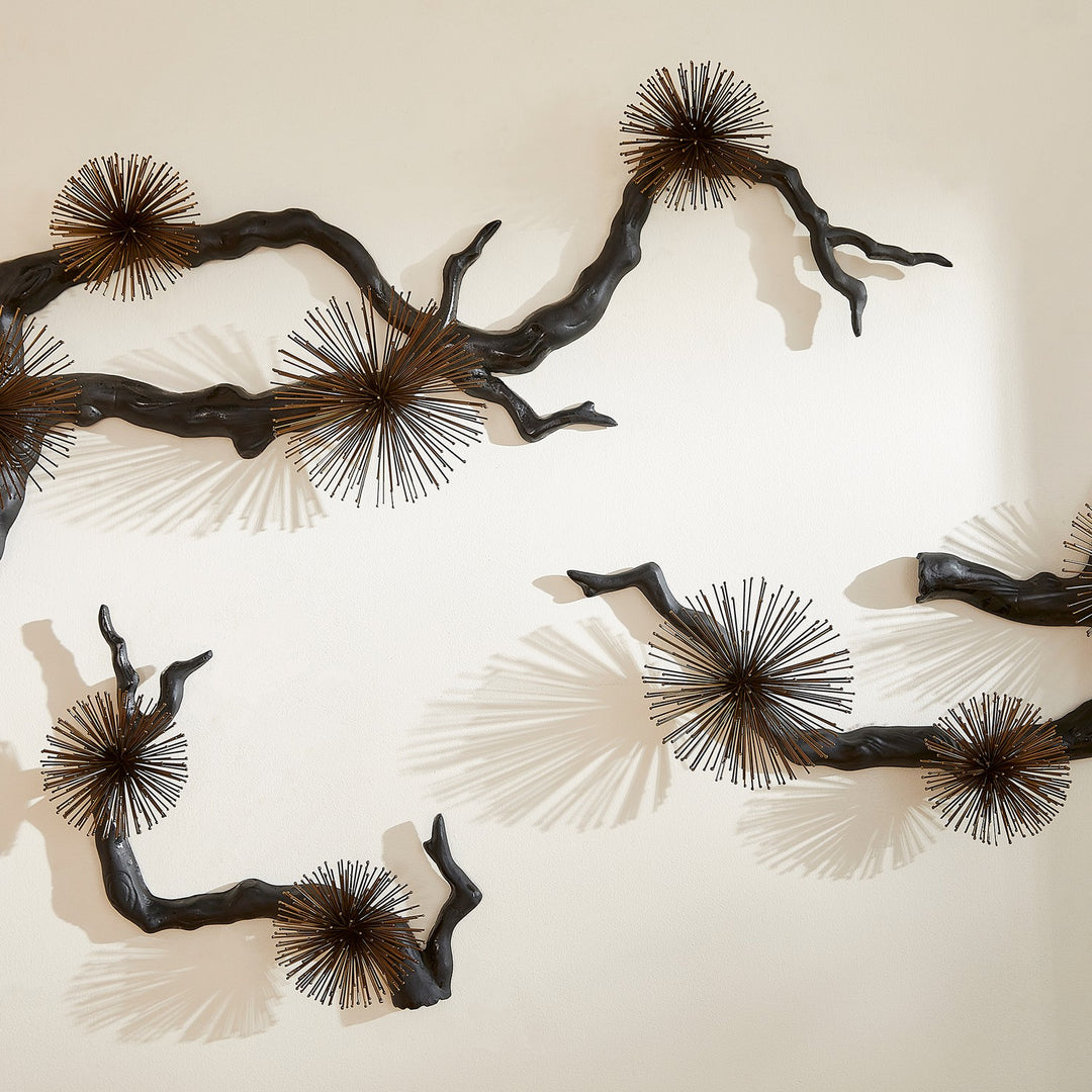 Cyan 11434 Wall Decor - Black And Gold Accents