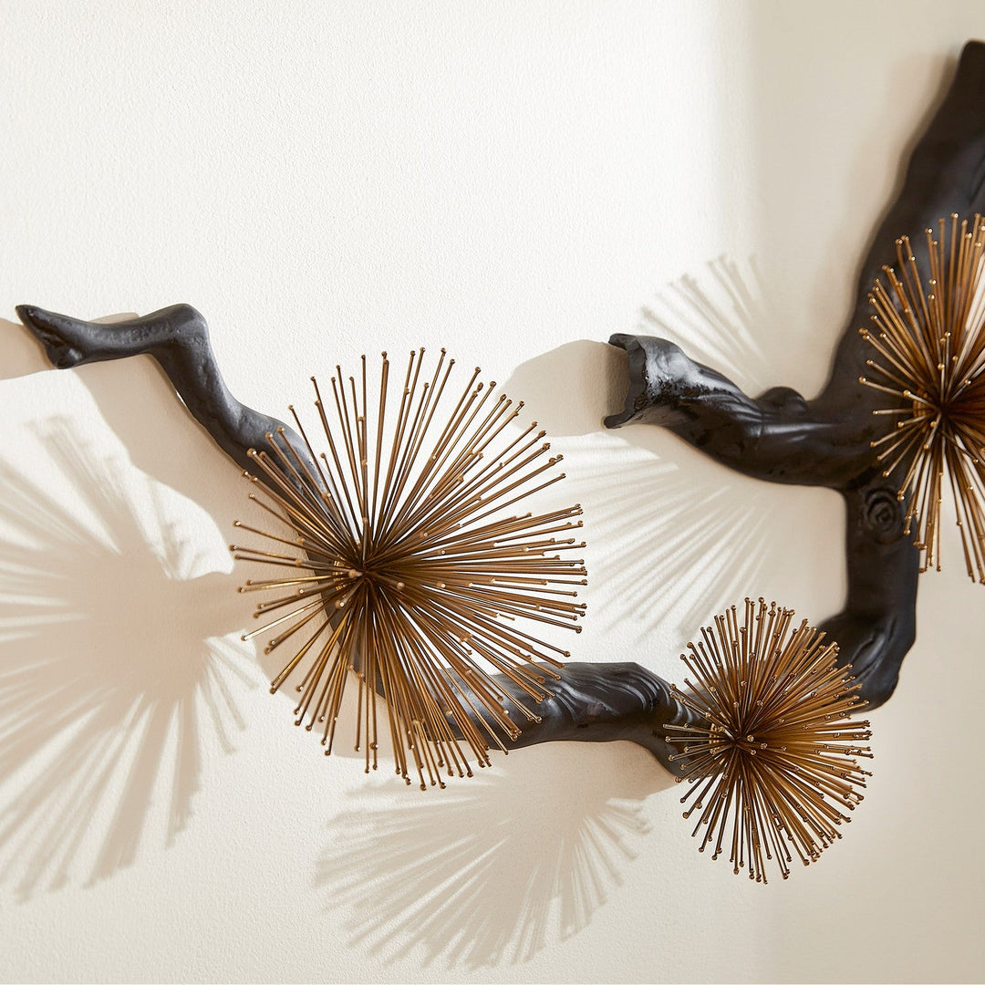 Cyan 11435 Wall Decor - Black And Gold Accents