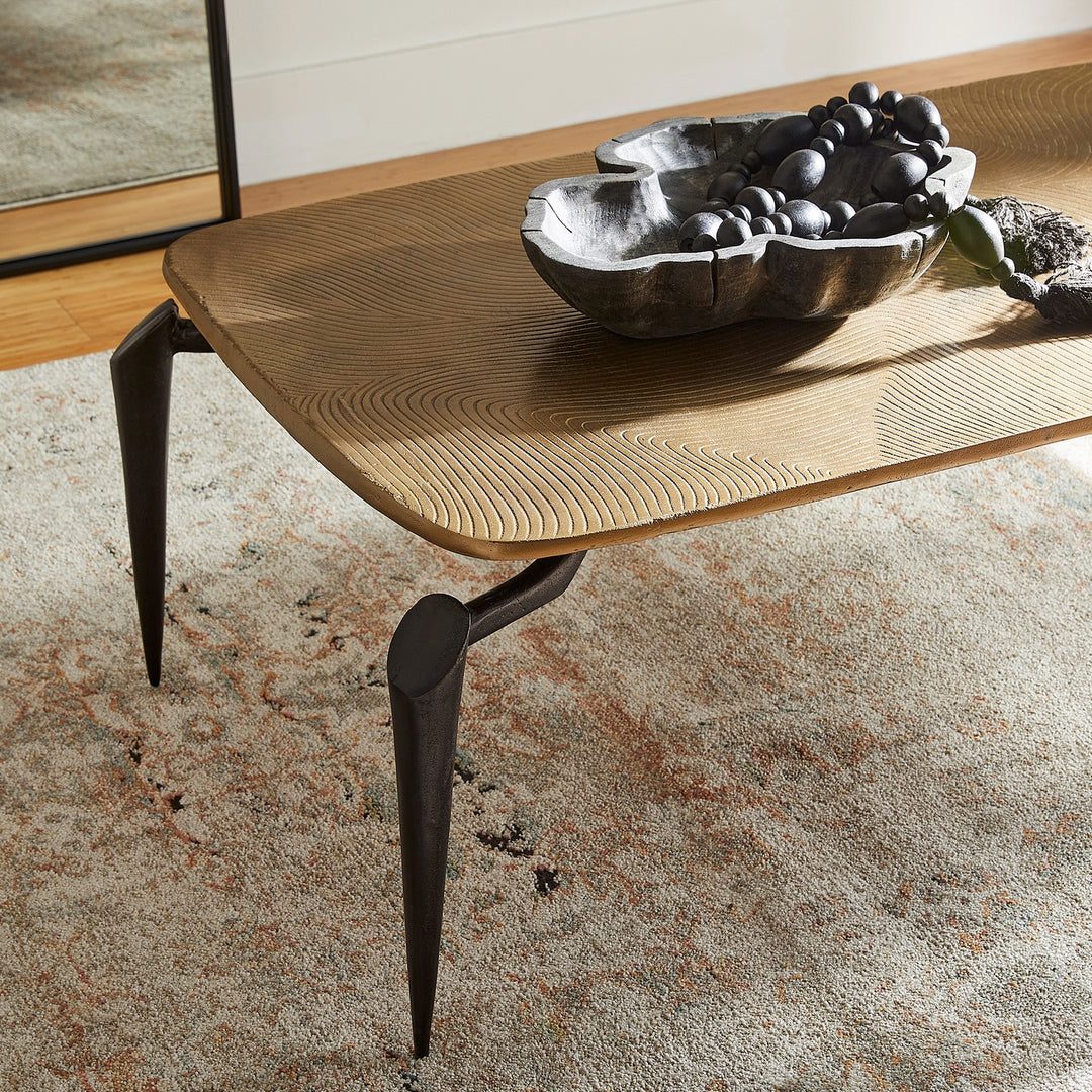Cyan 11446 Tables - Black And Gold