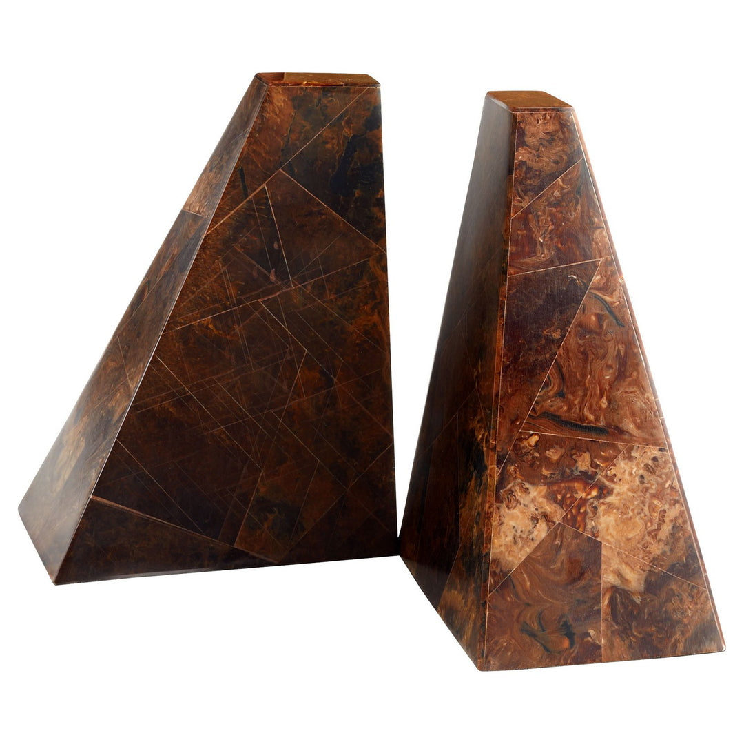 Cyan 11529 Bookends - Brown