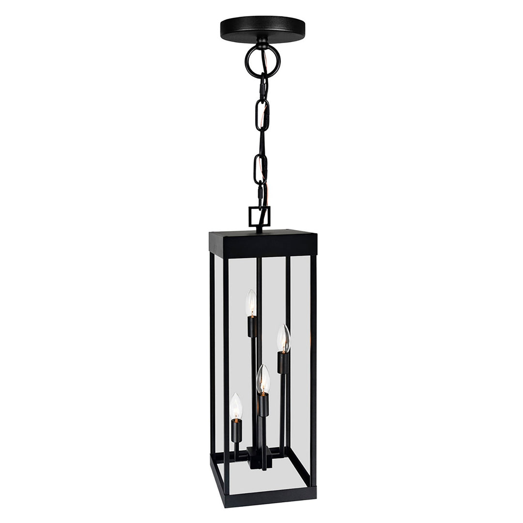 Cwi Lighting 1695P8-4-101  Windsor Outdoor Black