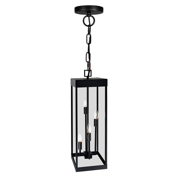 Cwi Lighting 1695P8-4-101  Windsor Outdoor Black