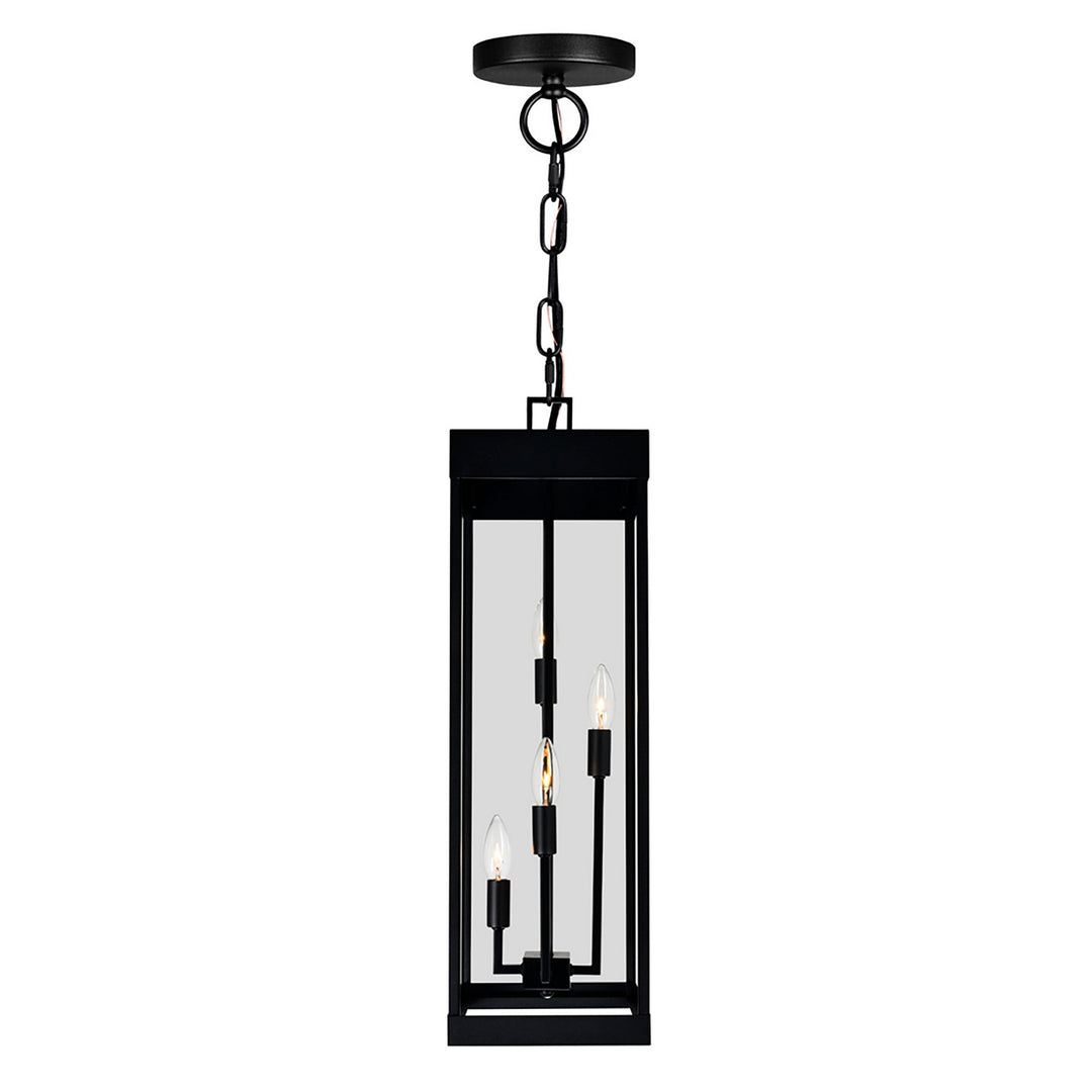 Cwi Lighting 1695P8-4-101  Windsor Outdoor Black