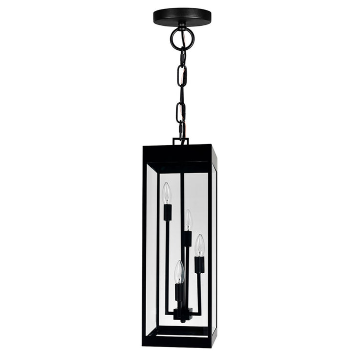 Cwi Lighting 1695P8-4-101  Windsor Outdoor Black
