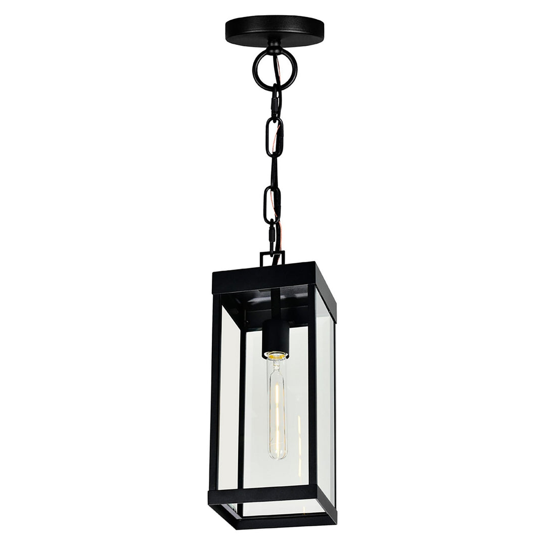 Cwi Lighting 1695P7-1-101  Windsor Outdoor Black