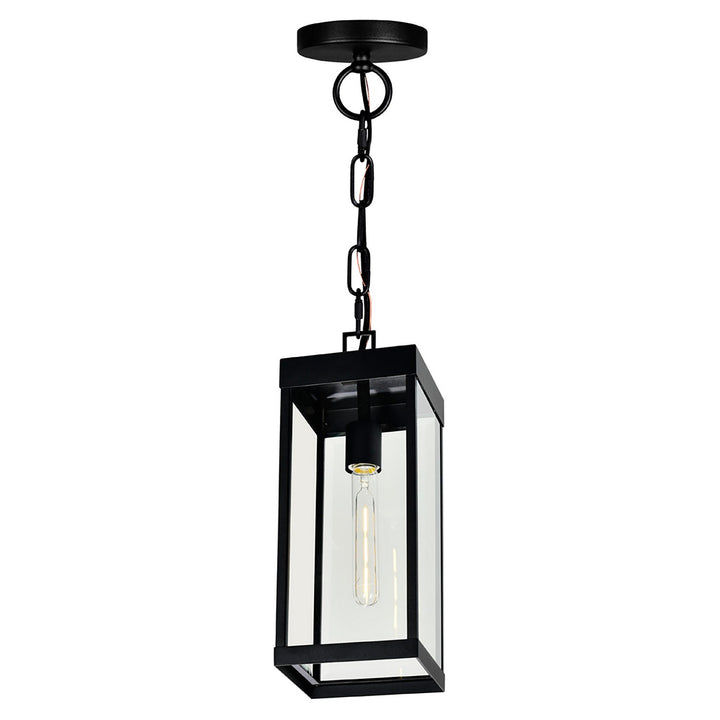 Cwi Lighting 1695P7-1-101  Windsor Outdoor Black