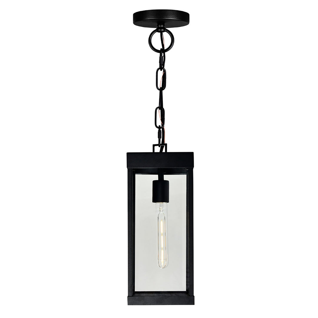 Cwi Lighting 1695P7-1-101  Windsor Outdoor Black