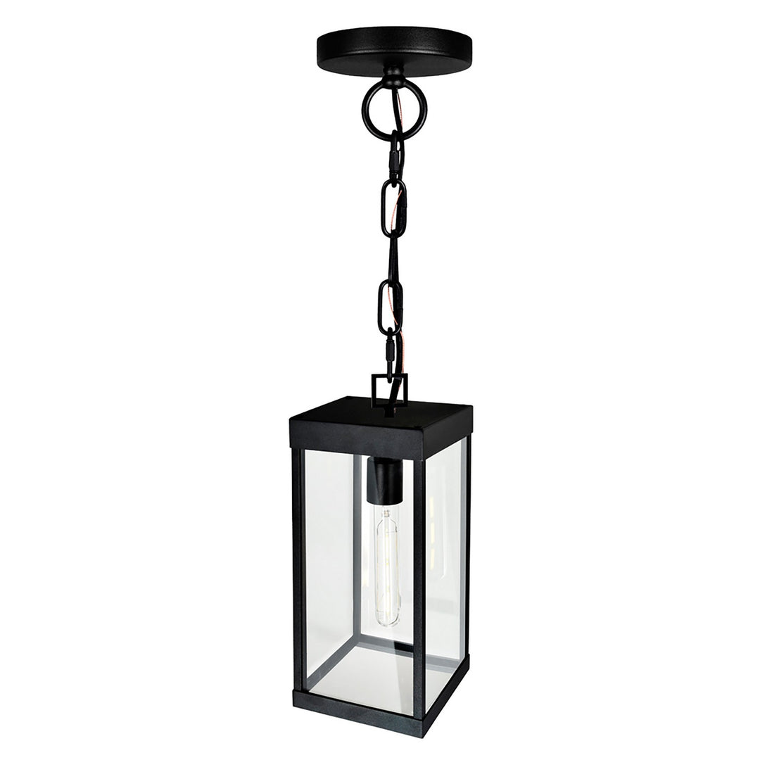 Cwi Lighting 1695P7-1-101  Windsor Outdoor Black