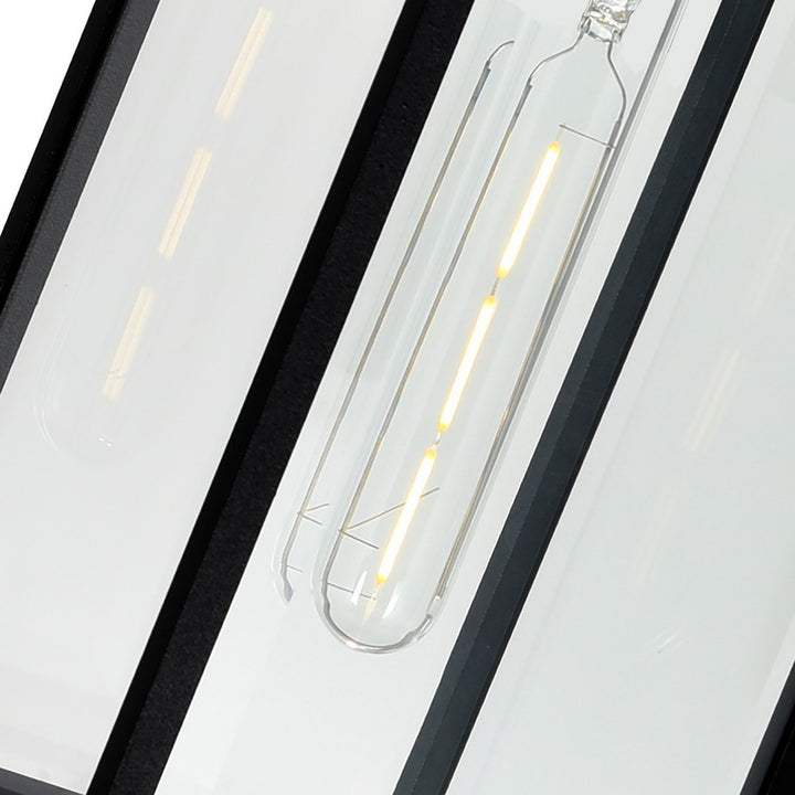 Cwi Lighting 1695W6-1-101  Windsor Outdoor Black