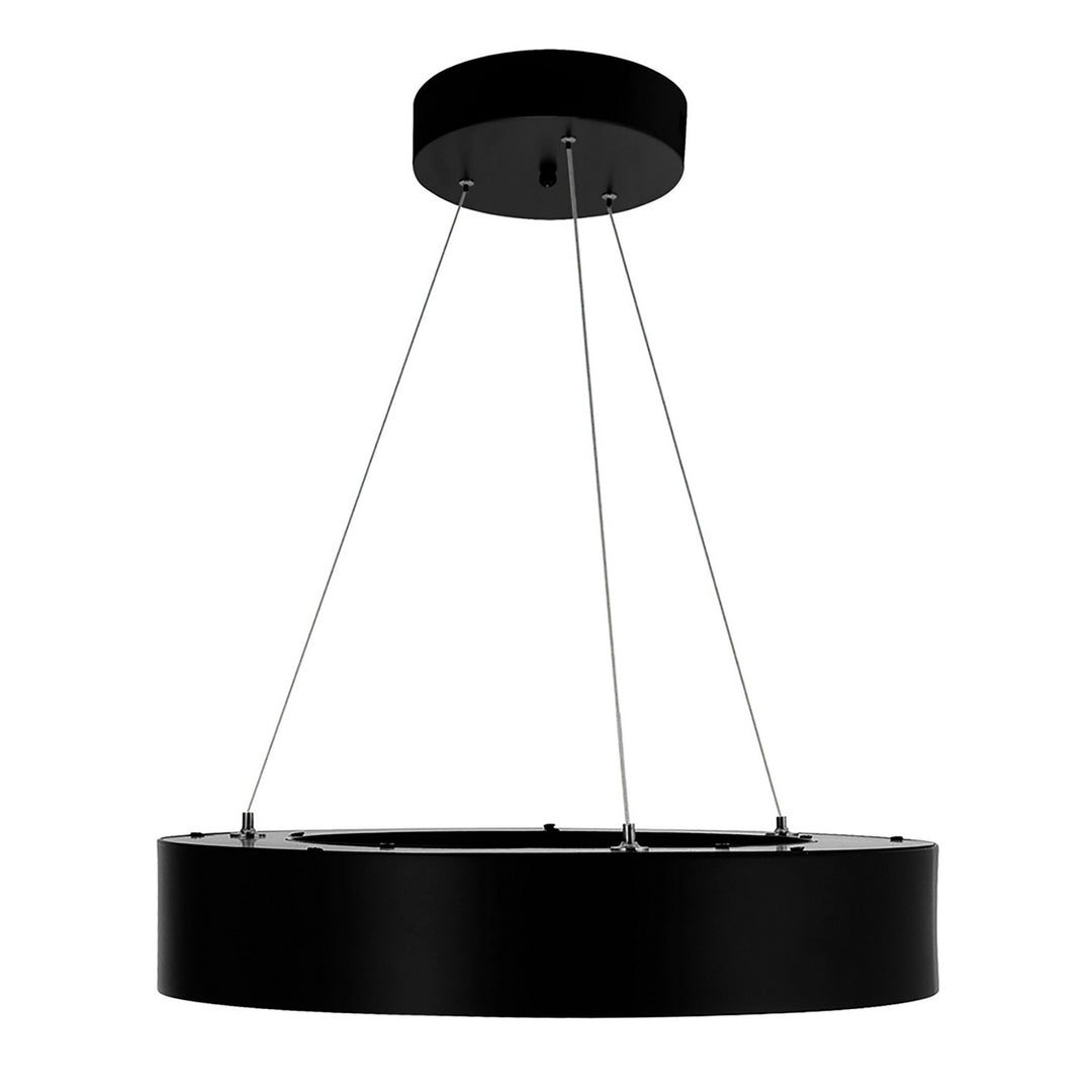 CWI Ringer 1131P12-101 Pendant Light - Black