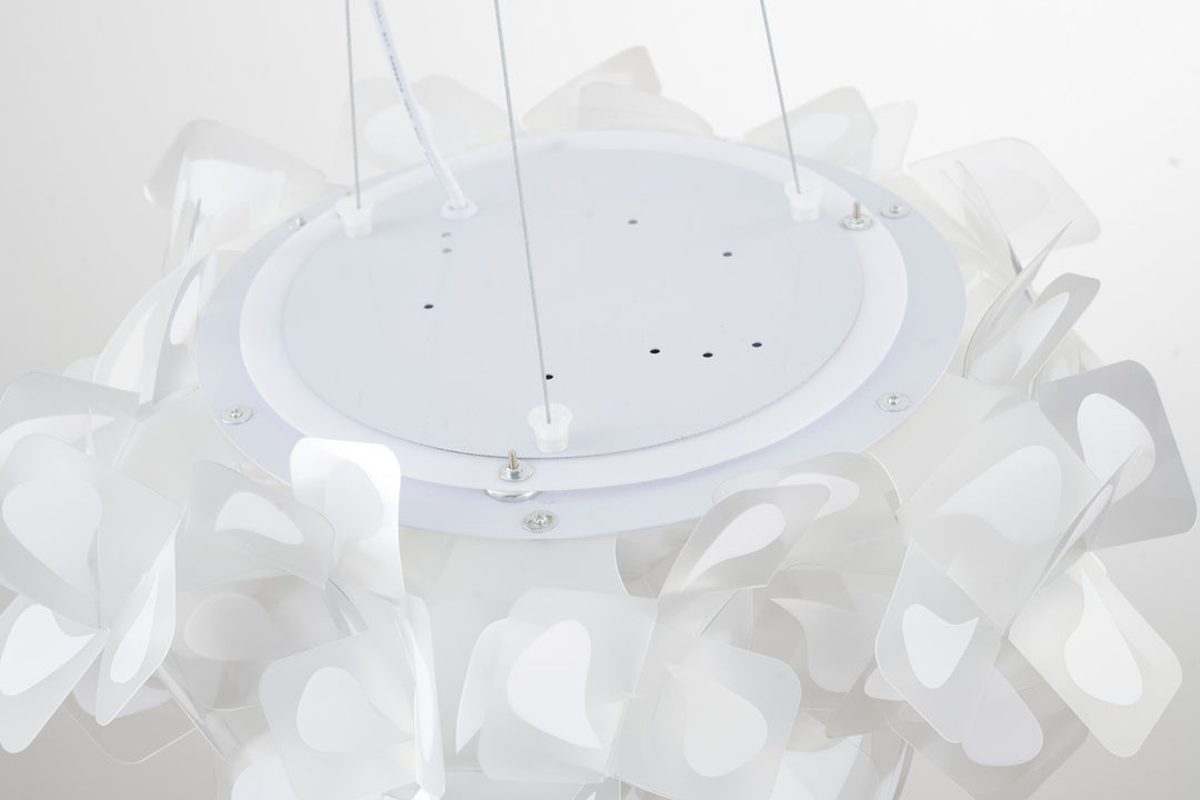 Bethel International DLS44C20CL-1 Chandelier Light - White