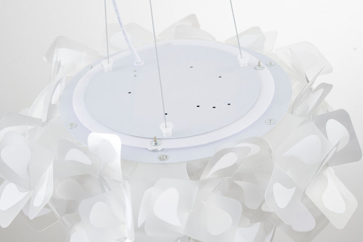 Bethel International DLS44C20CL-1 Chandelier Light - White