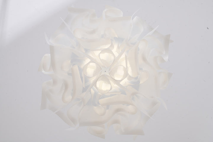 Bethel International DLS104C20W-1 Chandelier Light - Iron & Acrylic