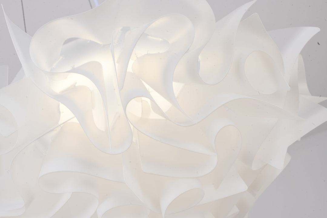 Bethel International DLS104C20W-1 Chandelier Light - Iron & Acrylic