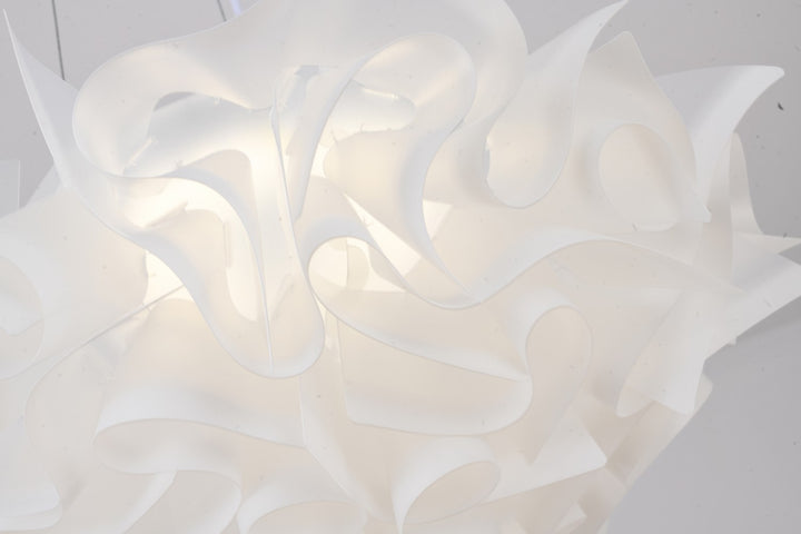 Bethel International DLS104C20W-1 Chandelier Light - Iron & Acrylic