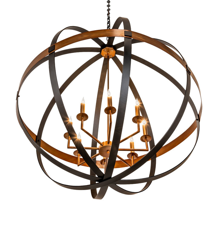 Meyda Tiffany Atlas 256625 Chandelier Light - Copper