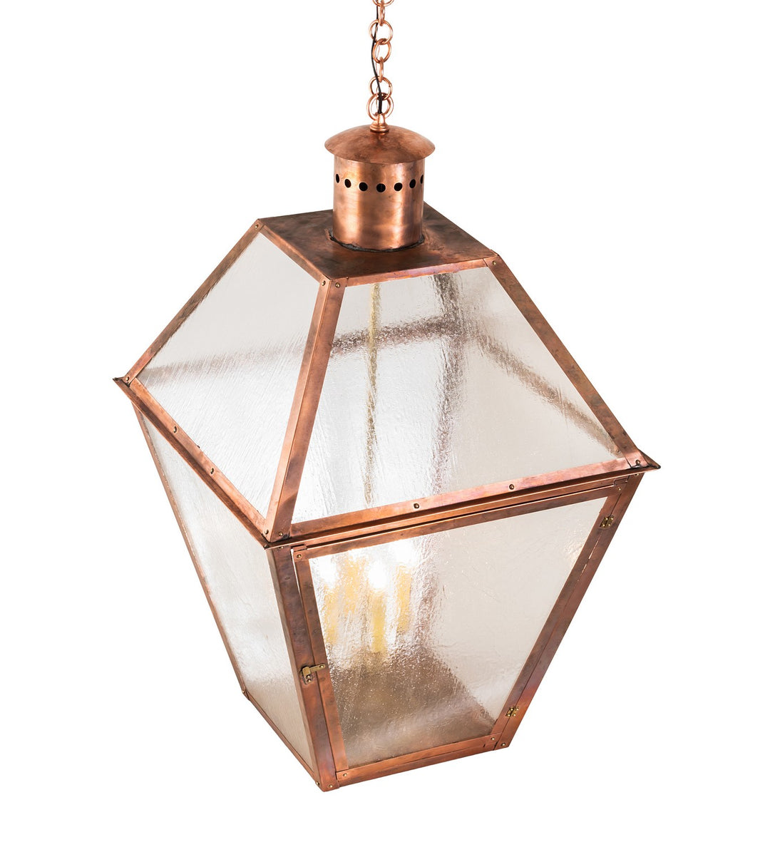 Meyda Tiffany Lighting 258708 Falmouth Led Pendant Outdoor Copper/Antique/Verde