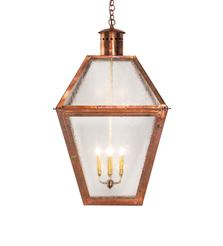 Meyda Tiffany Lighting 258708 Falmouth Led Pendant Outdoor Copper/Antique/Verde