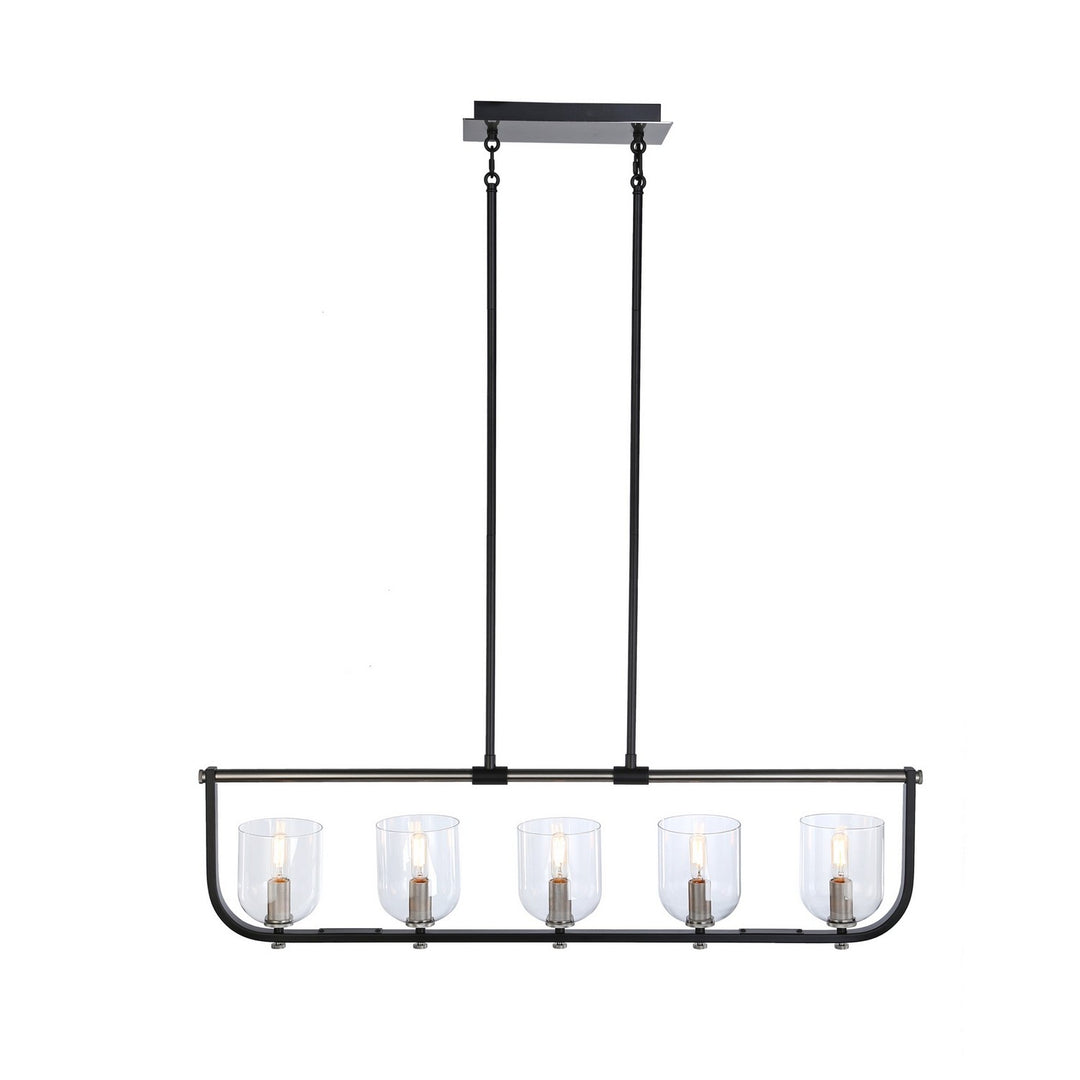 Artcraft Cheshire AC11745NB Pendant Light - Black & Nickel