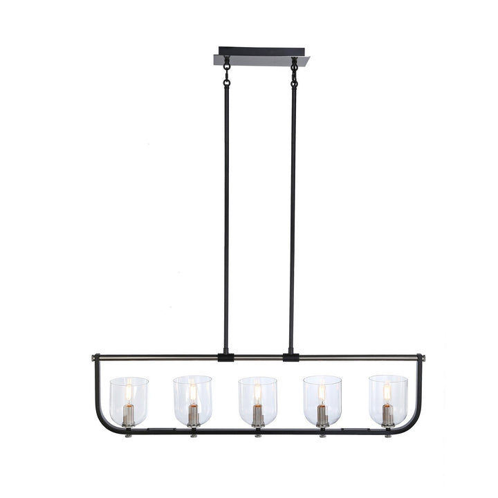 Artcraft Cheshire AC11745NB Pendant Light - Black & Nickel