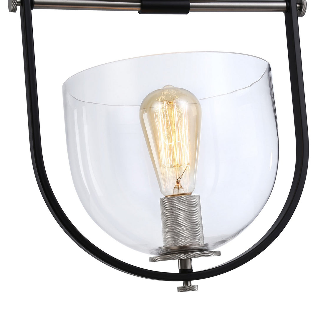 Artcraft Cheshire AC11743NB Ceiling Light - Black & Nickel