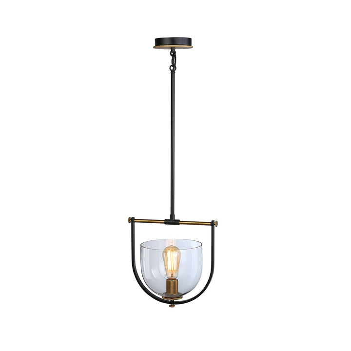 Artcraft Cheshire AC11741BB Pendant Light - Black & Brass