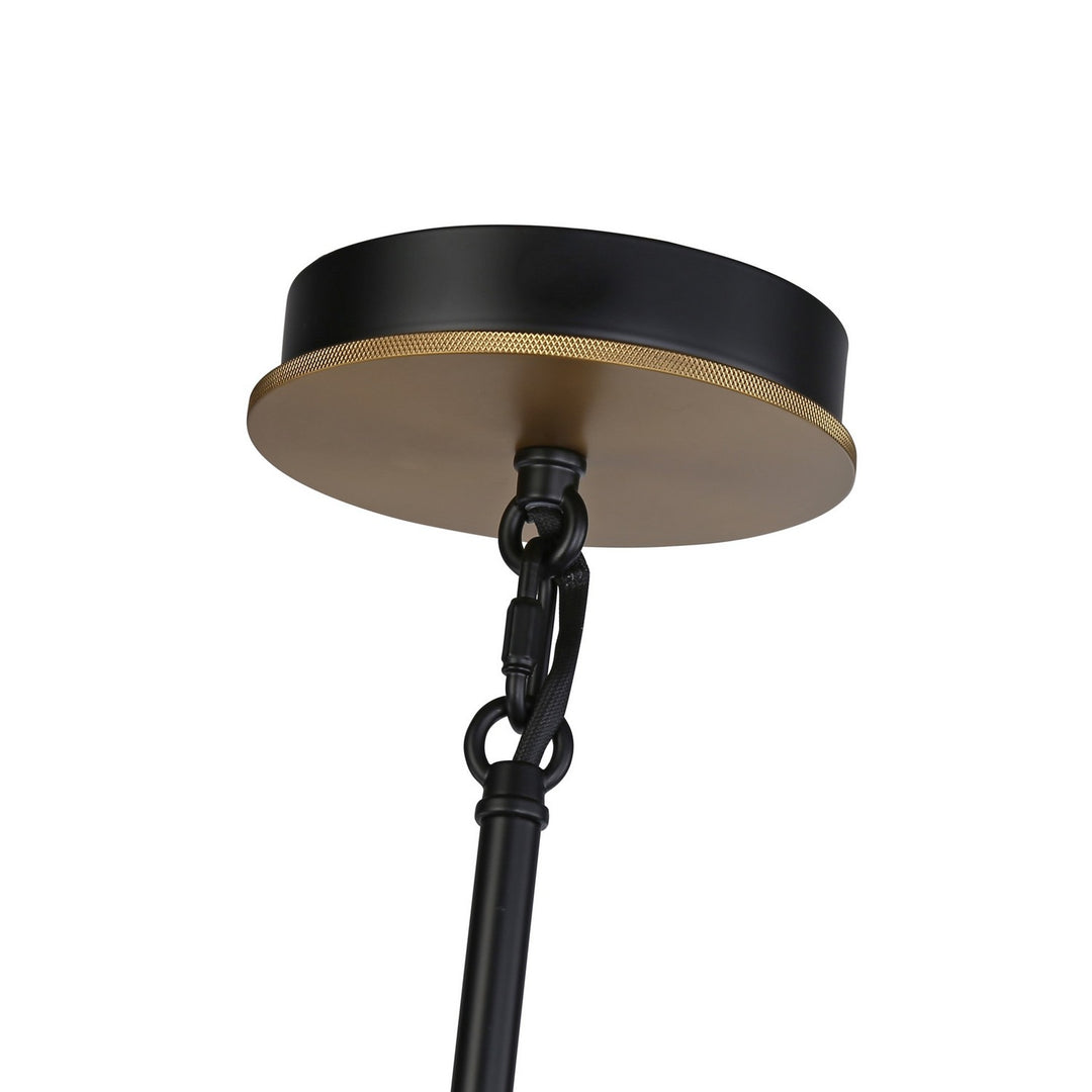 Artcraft Cheshire AC11741BB Pendant Light - Black & Brass