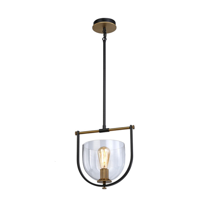 Artcraft Cheshire AC11741BB Pendant Light - Black & Brass
