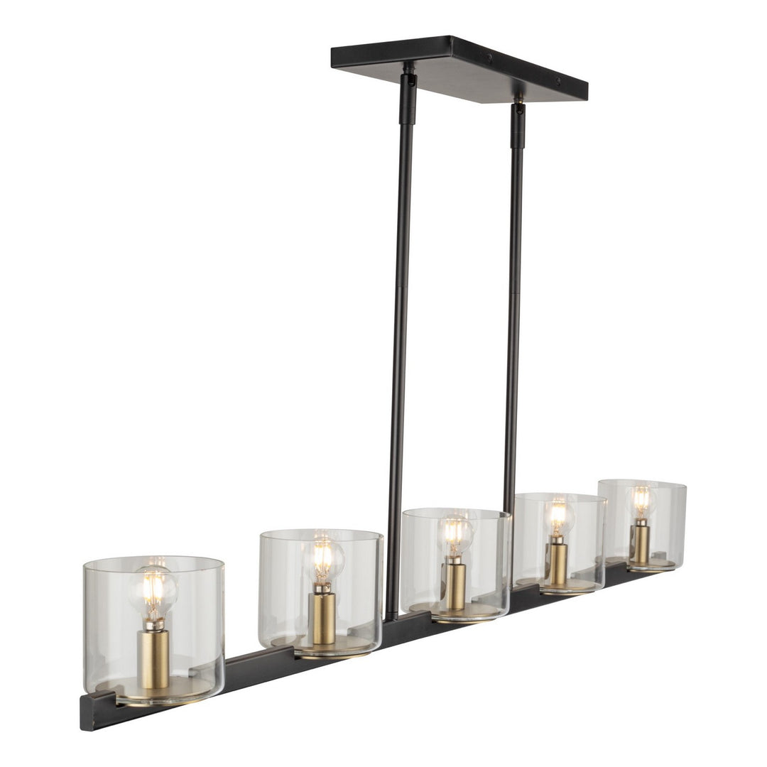 Artcraft Salinas AC11825BB Pendant Light - Black and Brass