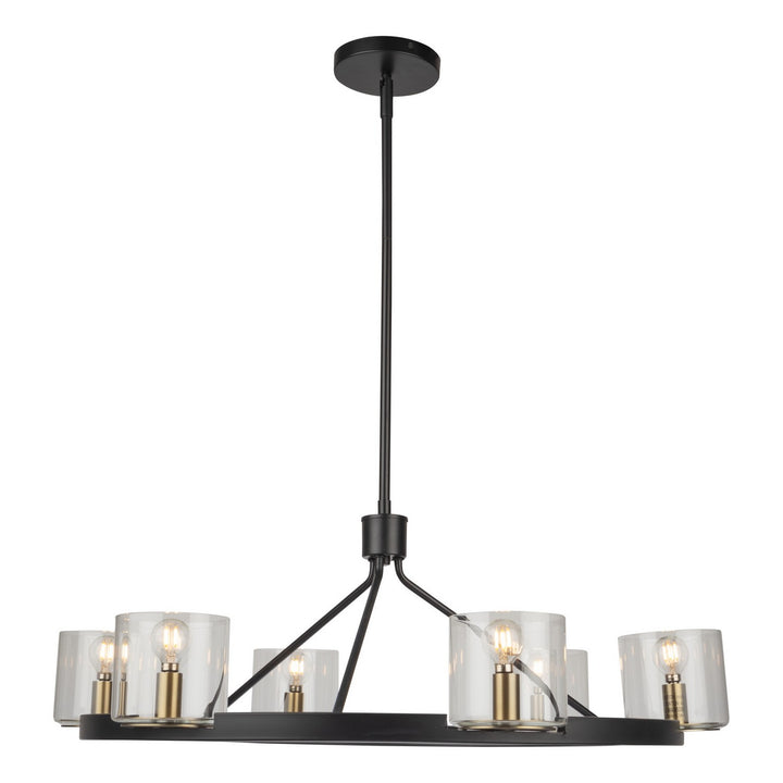 Artcraft Salinas AC11826BB Chandelier Light - Black and Brass