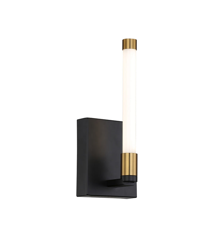 Artcraft Infiniti SC13081BB Wall Light - Matte Black & Brass