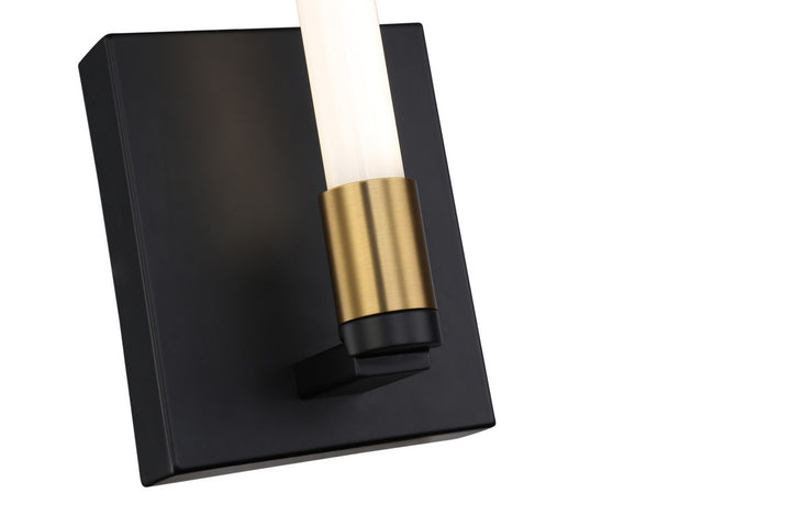 Artcraft Infiniti SC13081BB Wall Light - Matte Black & Brass