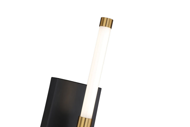 Artcraft Infiniti SC13081BB Wall Light - Matte Black & Brass