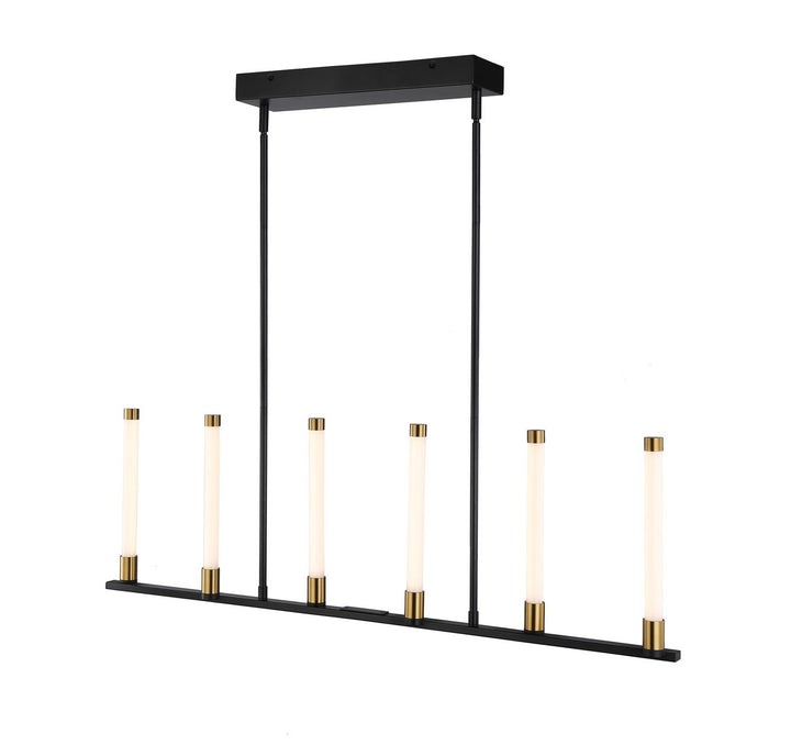 Artcraft Infiniti SC13086BB Pendant Light - Matte Black & Brass