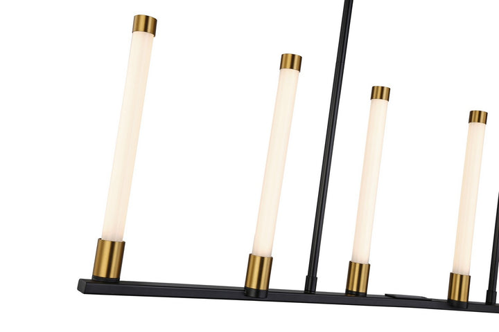Artcraft Infiniti SC13086BB Pendant Light - Matte Black & Brass