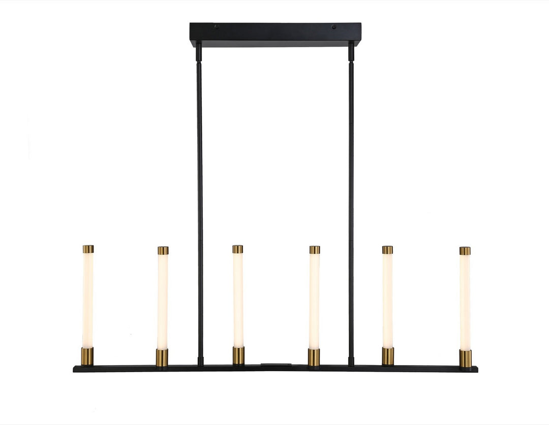 Artcraft Infiniti SC13086BB Pendant Light - Matte Black & Brass