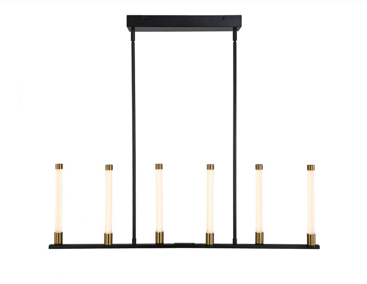 Artcraft Infiniti SC13086BB Pendant Light - Matte Black & Brass