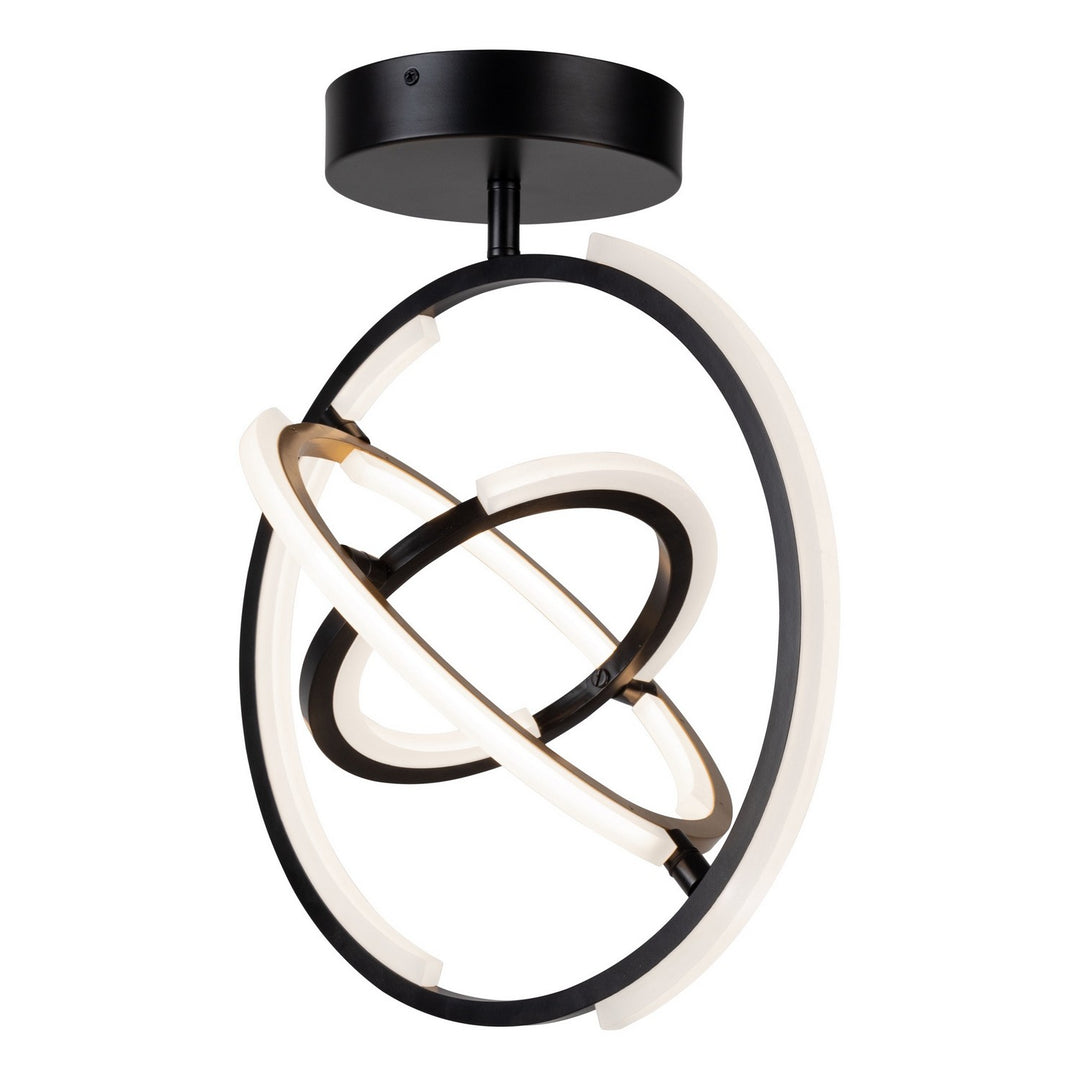 Artcraft Trilogy AC6745BB Ceiling Light - Black & Brass