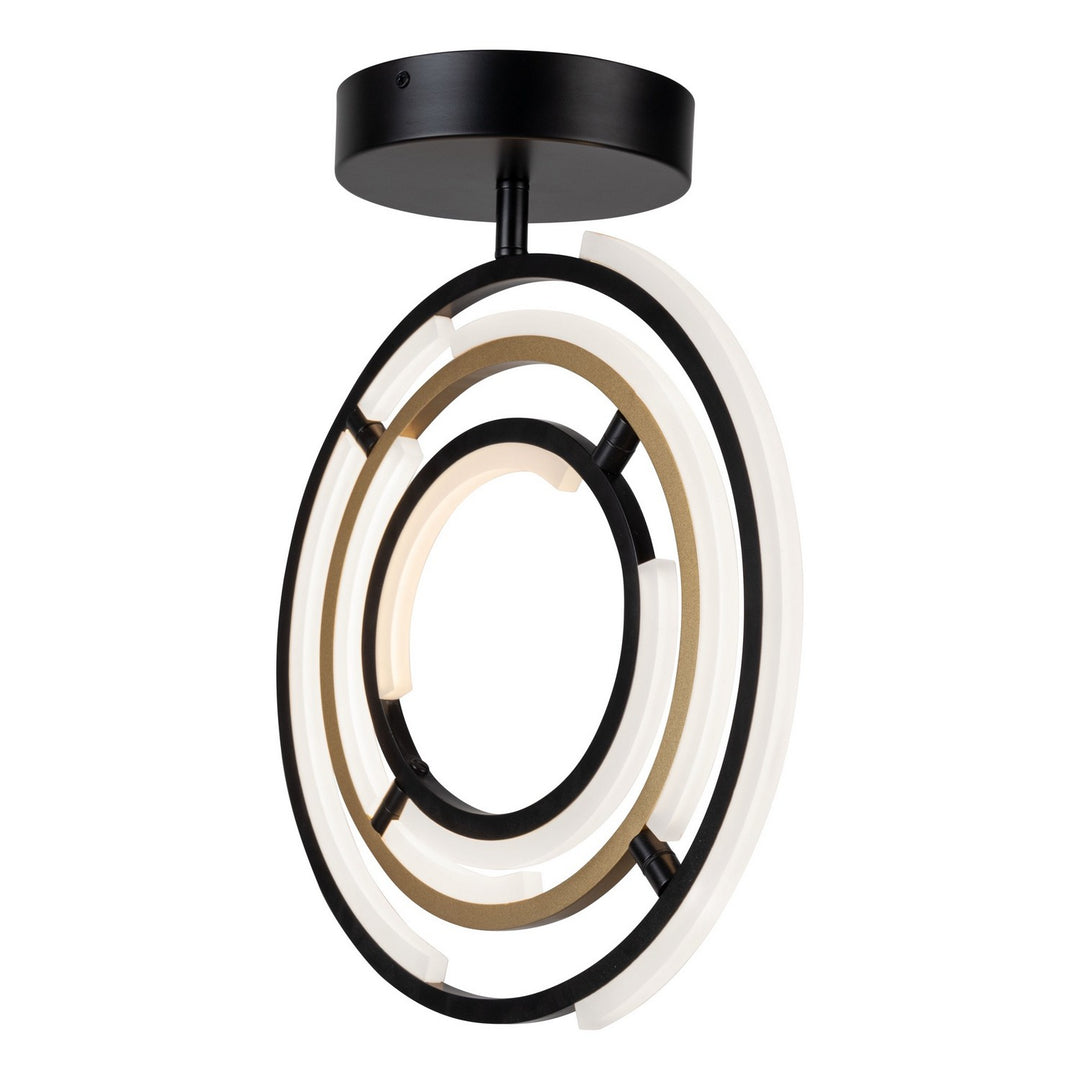 Artcraft Trilogy AC6745BB Ceiling Light - Black & Brass
