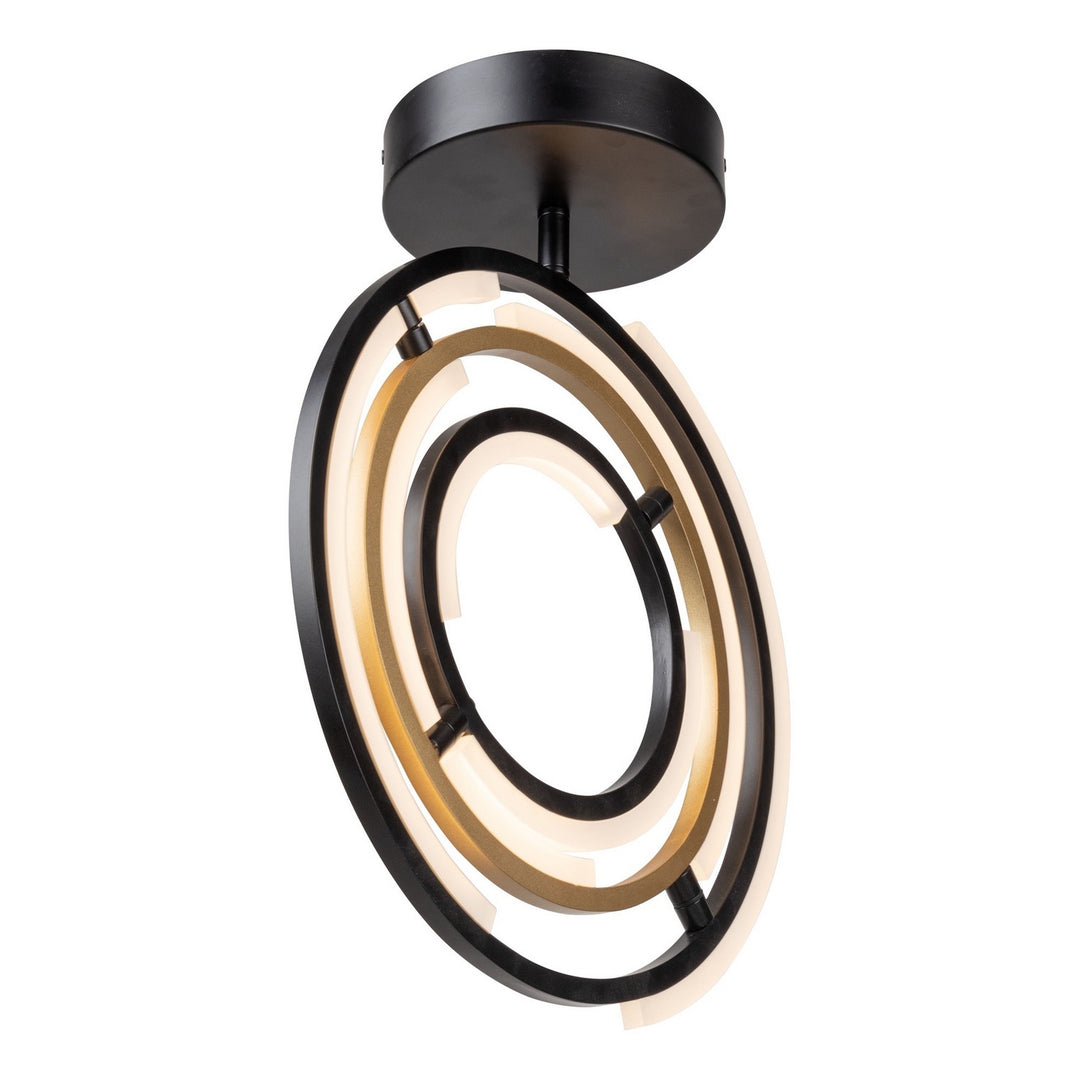 Artcraft Trilogy AC6745BB Ceiling Light - Black & Brass