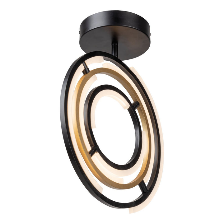 Artcraft Trilogy AC6745BB Ceiling Light - Black & Brass