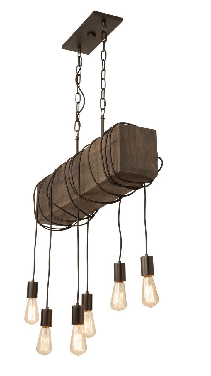 Artcraft Farmhouse AC11506BK Pendant Light - Dark Brown