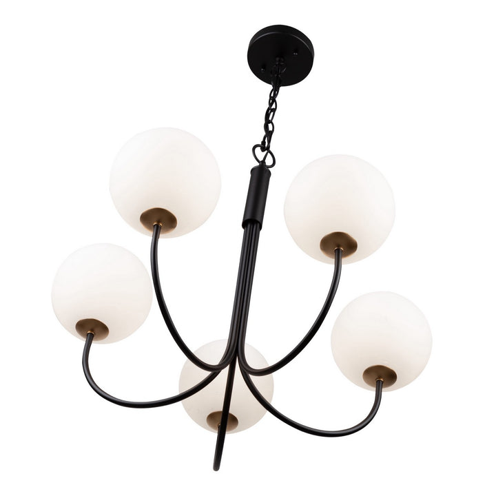 Artcraft Bistro AC11755BK Chandelier Light - Black