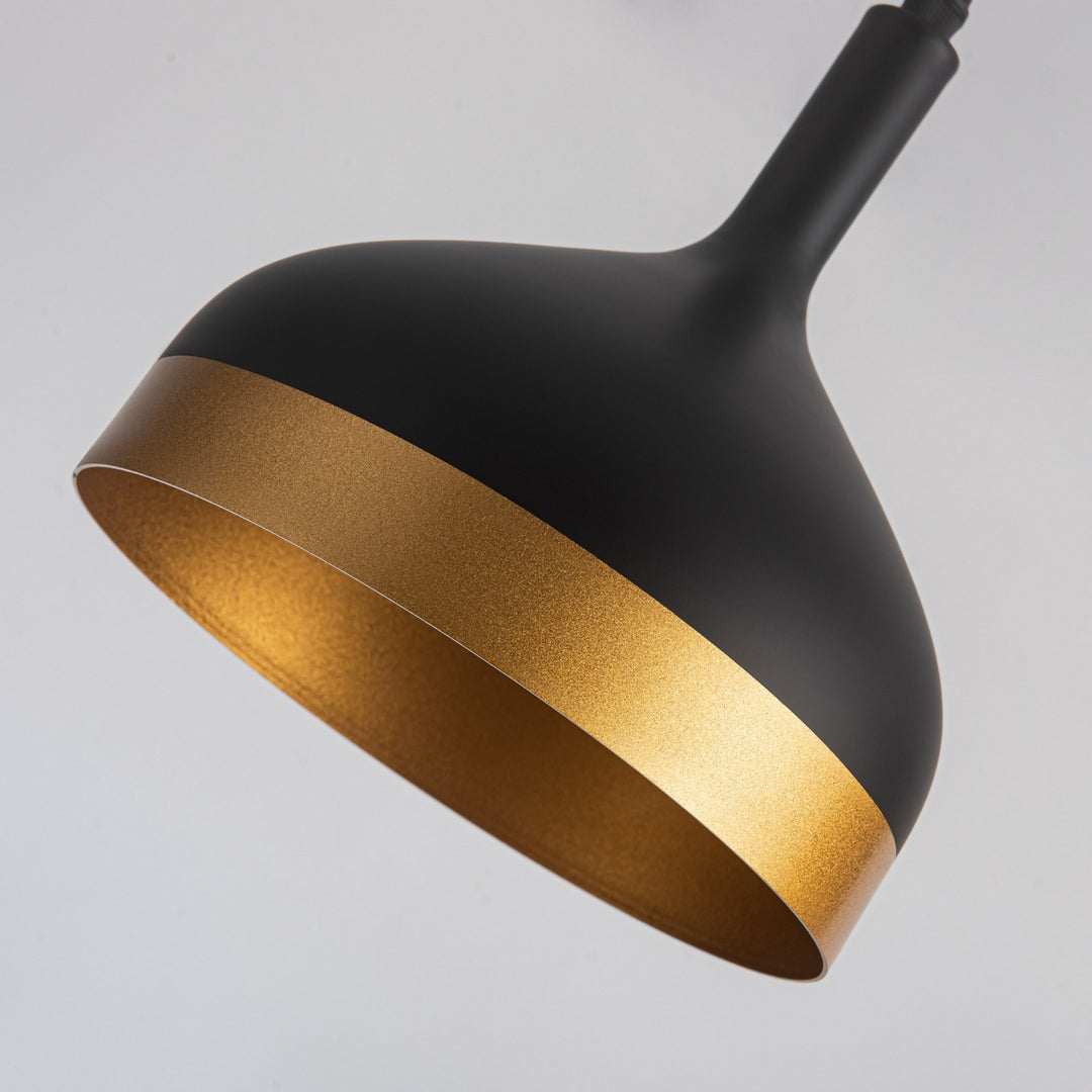 Artcraft Dash SC13351BK Pendant Light - Black & Gold