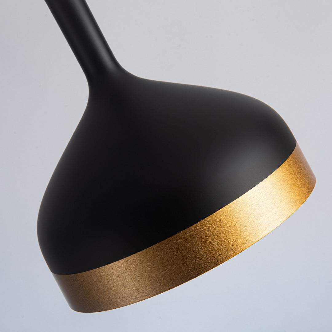 Artcraft Dash SC13351BK Pendant Light - Black & Gold