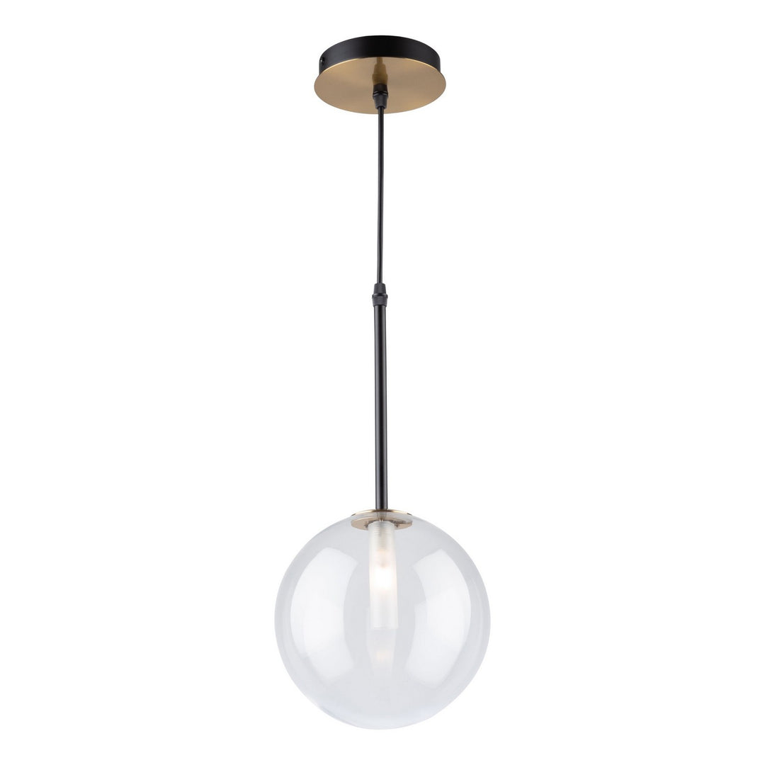 Artcraft Aurelia AC11761VB Pendant Light - Matte Black & Brass