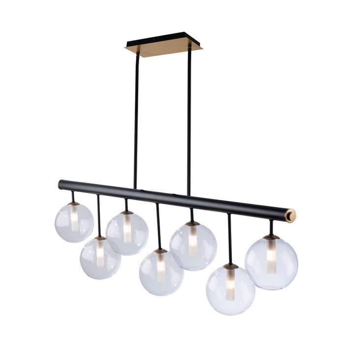 Artcraft Aurelia AC11767VB Pendant Light - Matte Black & Brass